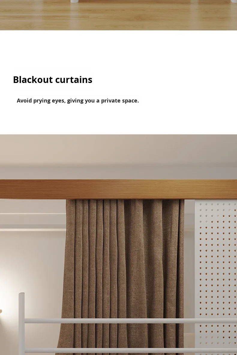 product custom free 3d design service school dormitory bunk bed steel frame small apartment bunk double bed for bedroom-8