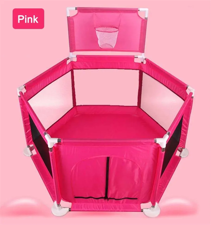 Hot Sell Baby Play Yard Folding Safety Fences Playpen+Wave Toy Ball L0229