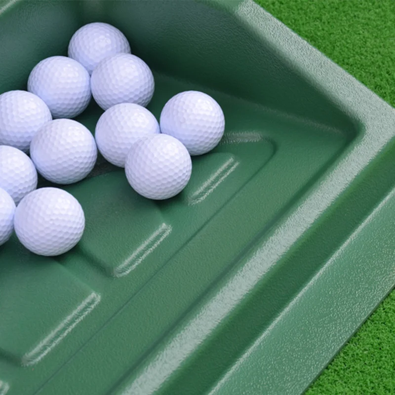 High Quality Green Pe Golf Ball Tray Driving Range Golf Ball Storage