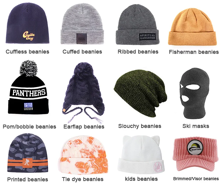 Bsci Acrylic Gorros Slouchy Baby 