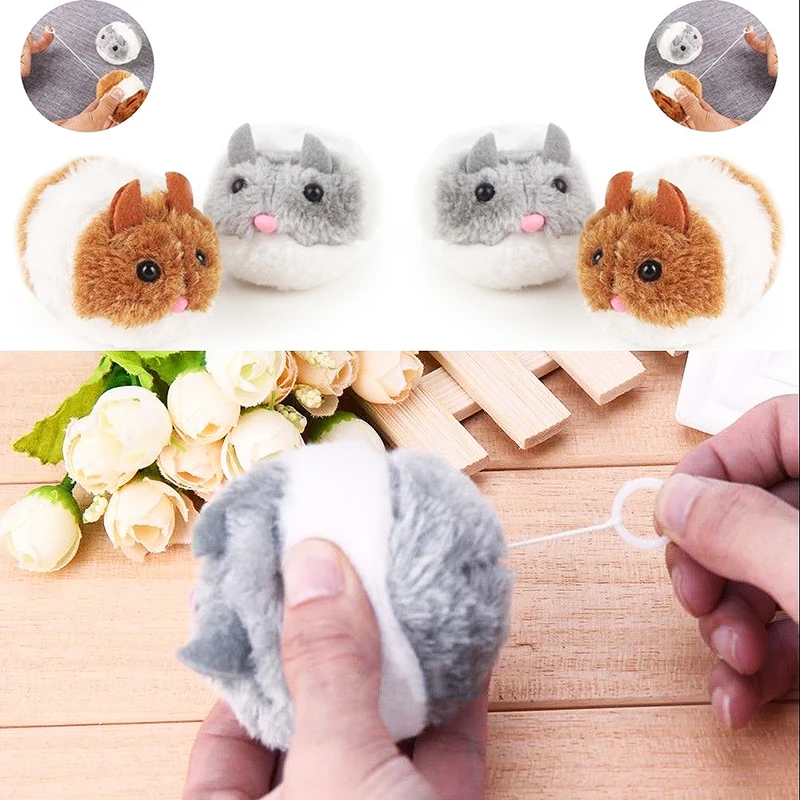 Moving Plush Mouse Funny Rat Playing Toy For Cat Kitten Pet Play Toys 2Type 