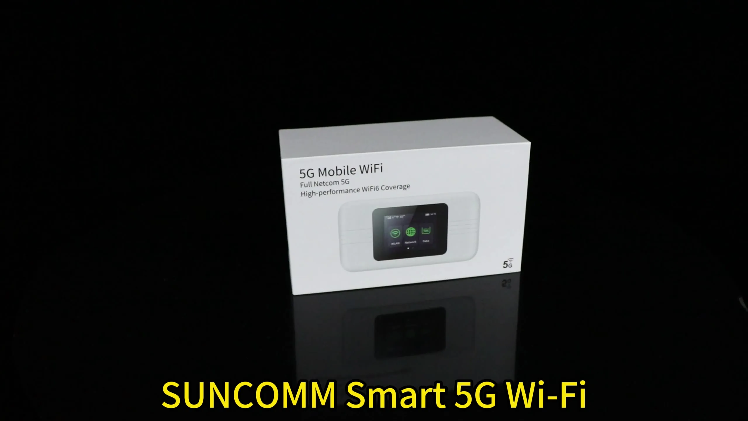 SUNCOMM MFX62 Portable Wifi Hotspot - 5G, 2.4 Inch Touchscreen