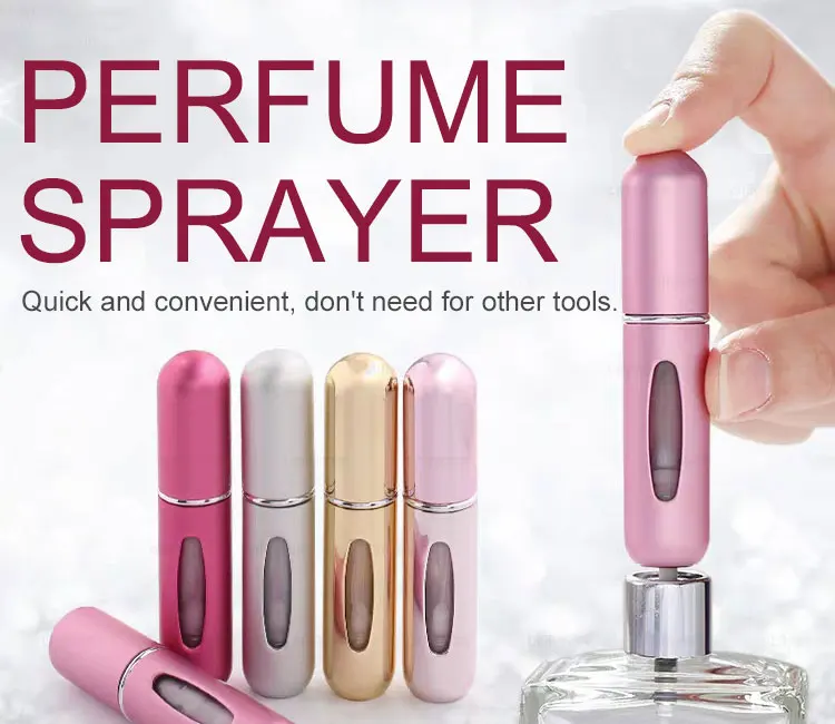 Aluminium-Plastic Perfume Fine Mist Sprayer Bottle