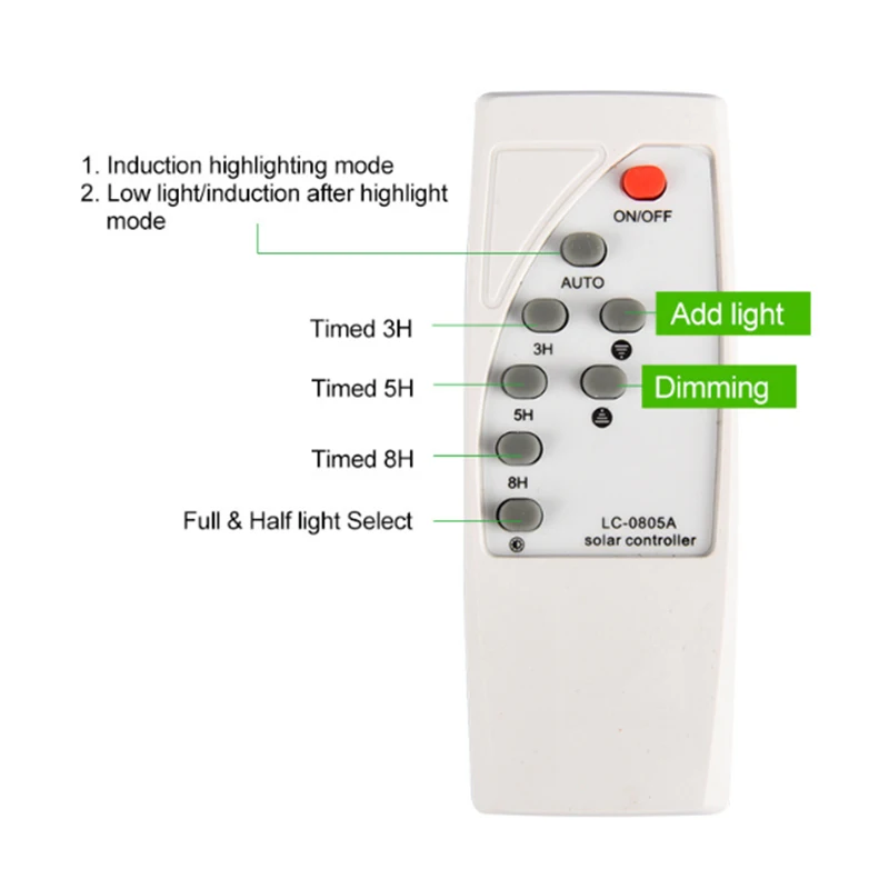 Newest 9LED Solar Garden Light Wireless remote control smart sensor Security Wall light Outdoor Waterproof lamp yard lighting