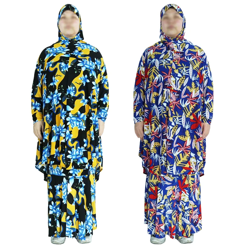 Abaya Fleurie Traditionnelle – Robe Islamique Imprimée 3XL – Grossiste Turquie Grossiste Turquie