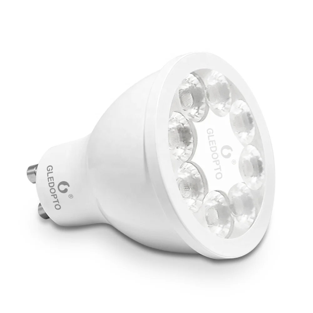 Compatible Milight GU10 RGB LED Spot 4W White And Color Ambiance ZigBee 3.0 Plus 2.4 G RF Remote Controlled GU10 LED Globes