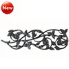 cast iron metal rosette stair components indoor handrail decorations forged iron elements Decorative outdoor Metal Garden Fence