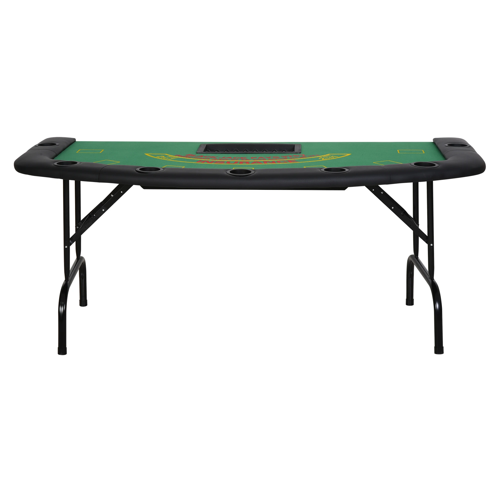 High Quality Texas Hold'em Poker Table 7 Seats Foldable Poker Table