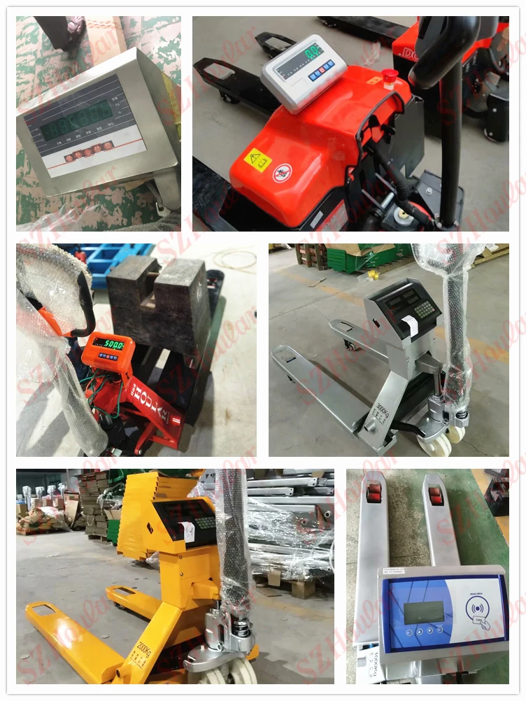 Hand Pallet Jack With Weigh Scale Manual Electric Scale Pallet Truck