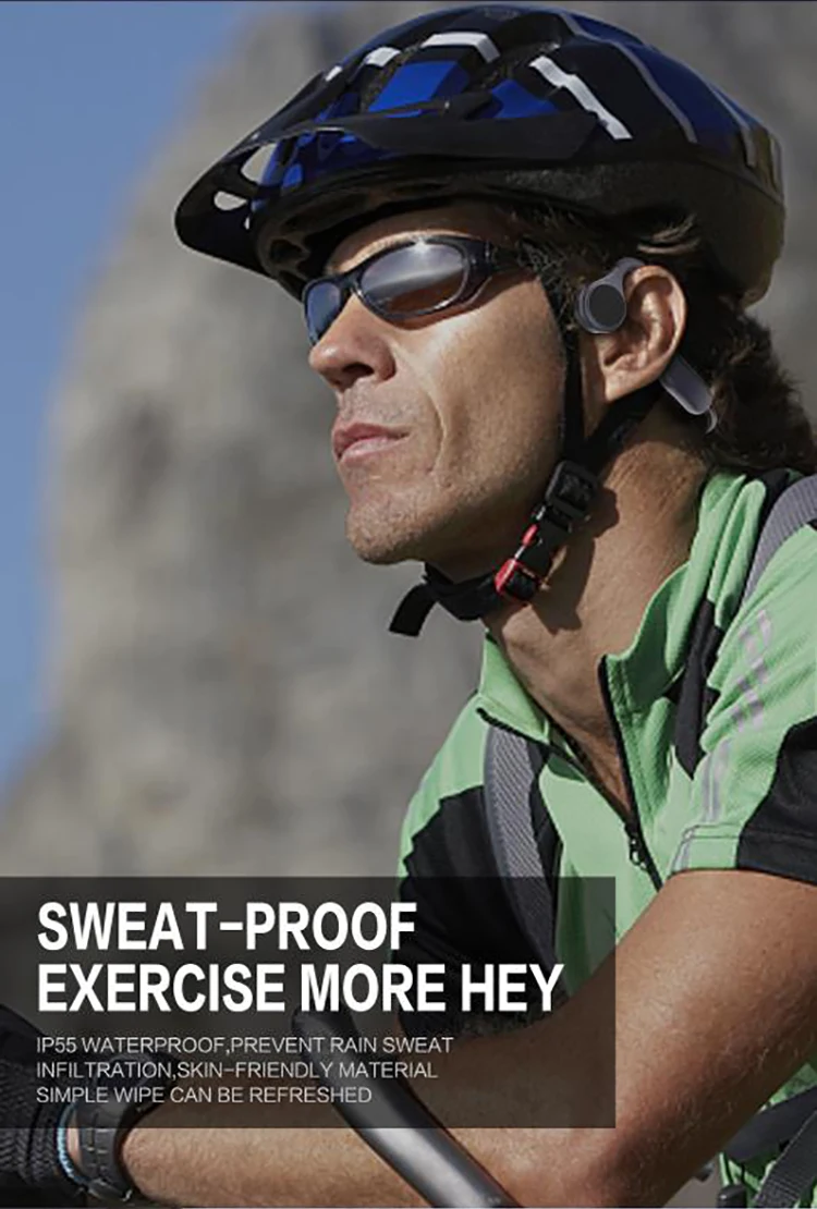 Outdoor Waterproof Sport Jogging Running Driving Cycling Bt 5.0 Wireless Bone Conduction Headphones - ANKUX.COM