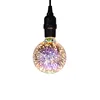 Edison dazzling 3D glass fireworks Christmas decoration creative light bulbs