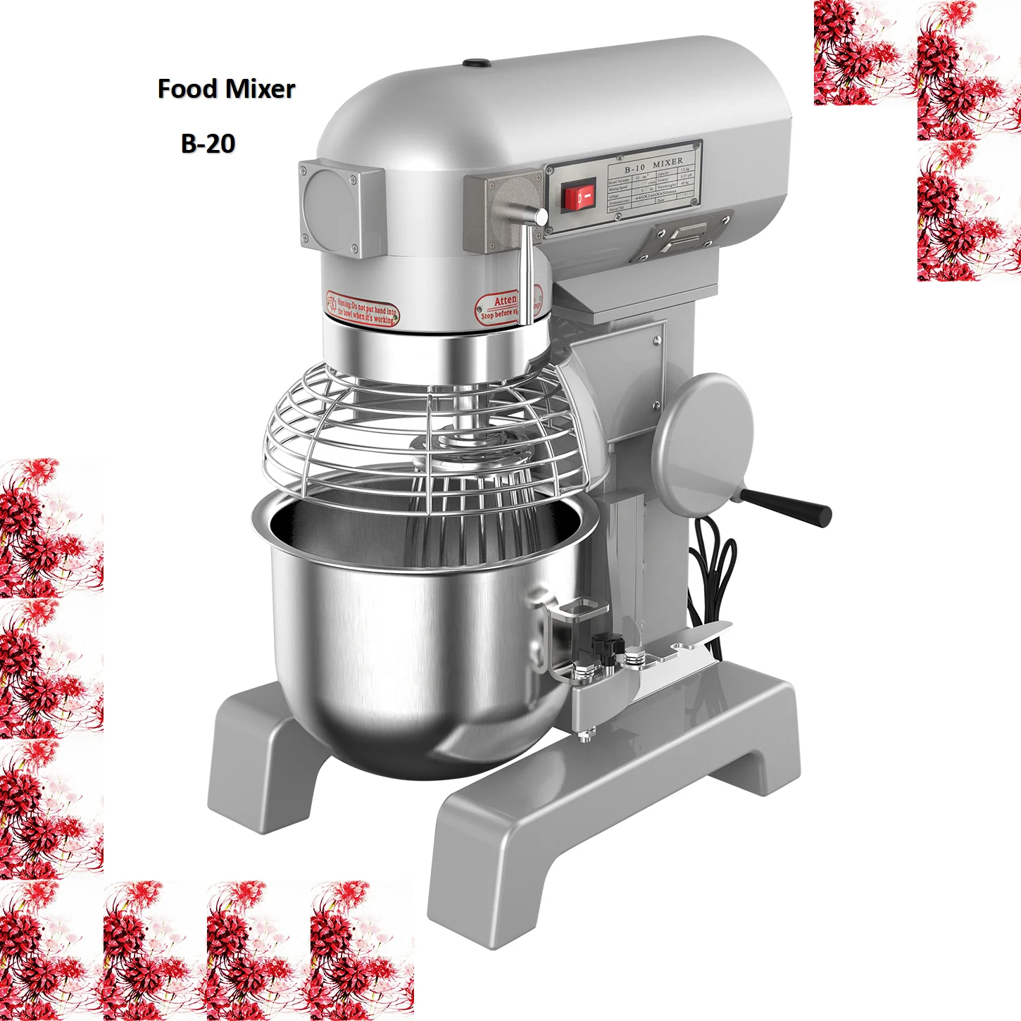 2019 Newest 20l Electric Home Commercial Use Kitchen B20 Food Mixer