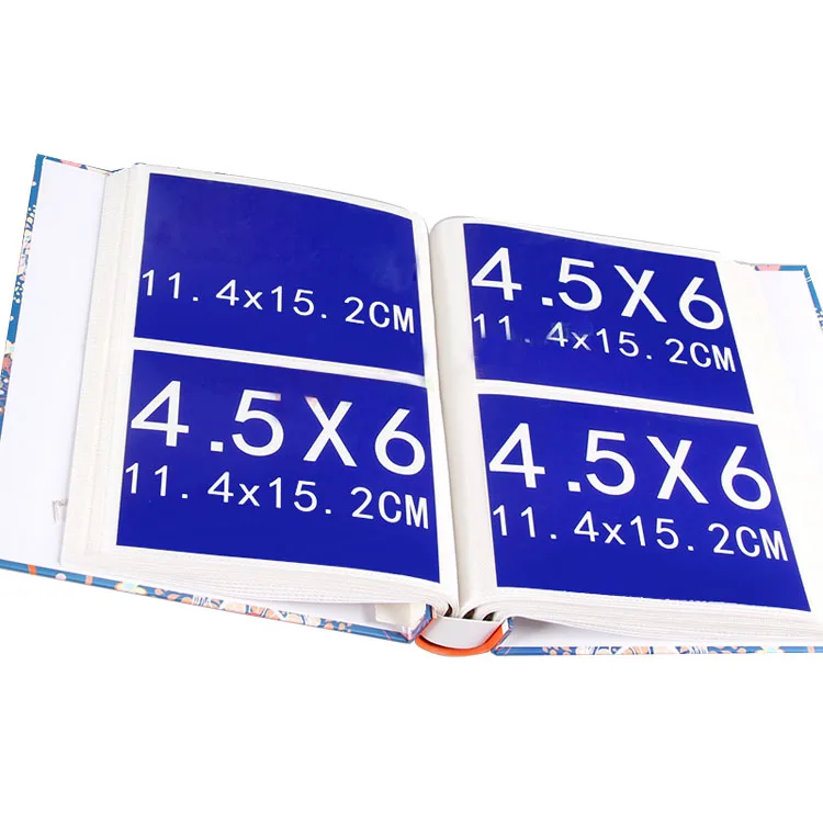 26*22.5cm 3 Designs Album Photo 50 Sheets With 200 Pockets Leaf Photo