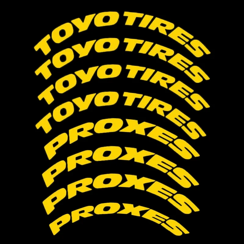 Pzero Sticker Car External Decoration Universal For 15''-23'' Tire Lettering Stickers ...