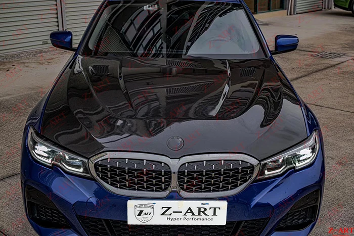 Z-art G20 Carbon Fiber Engine Bonnet For Bmw G20 Carbon Fiber Engine ...