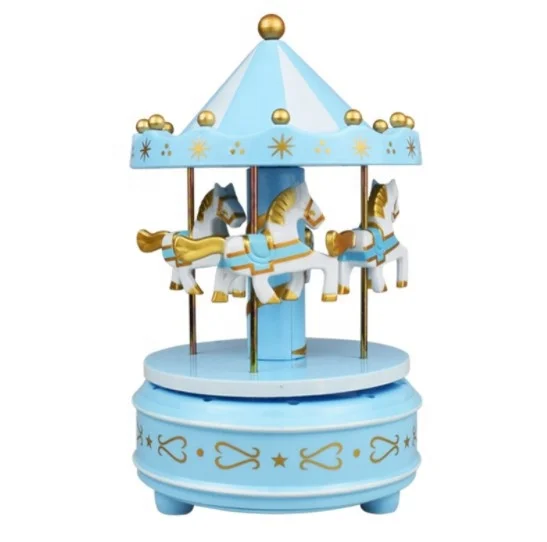 wooden toy carousel