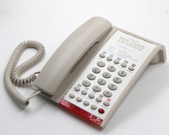 Lowcost Hotel Guest Room Phones Basic Corded Landline Telephone Set