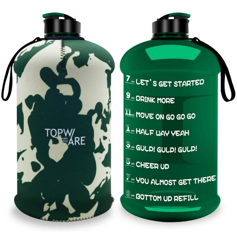 Bodybuilding Water Bottle Premium Strong Durable 2.2 Litre Water