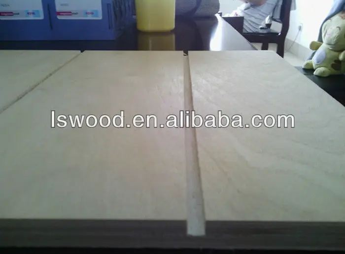 15mm Wall Panels Of Natural Wood Slotted Plywood Treated Pine Plywood