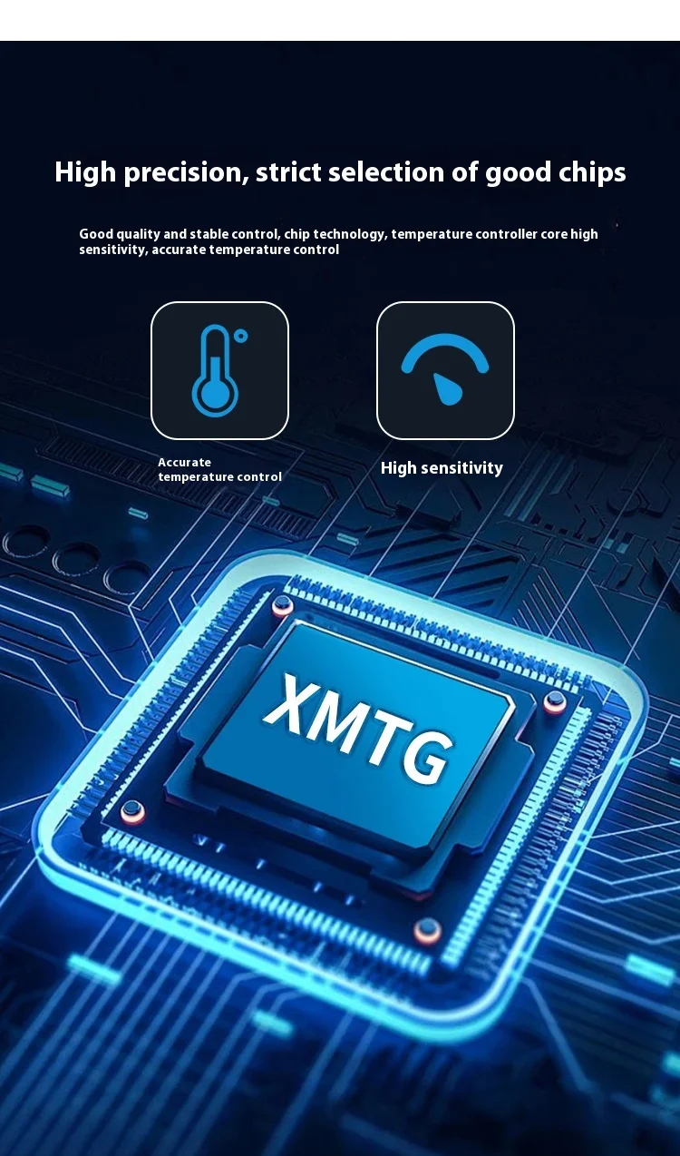 XRKC XMTG-2001 48*48*81mm Digital Temperature Controller Adjustable K/E-type 220V OEM/ODM ABS 0~400C 0.1C Resolution details