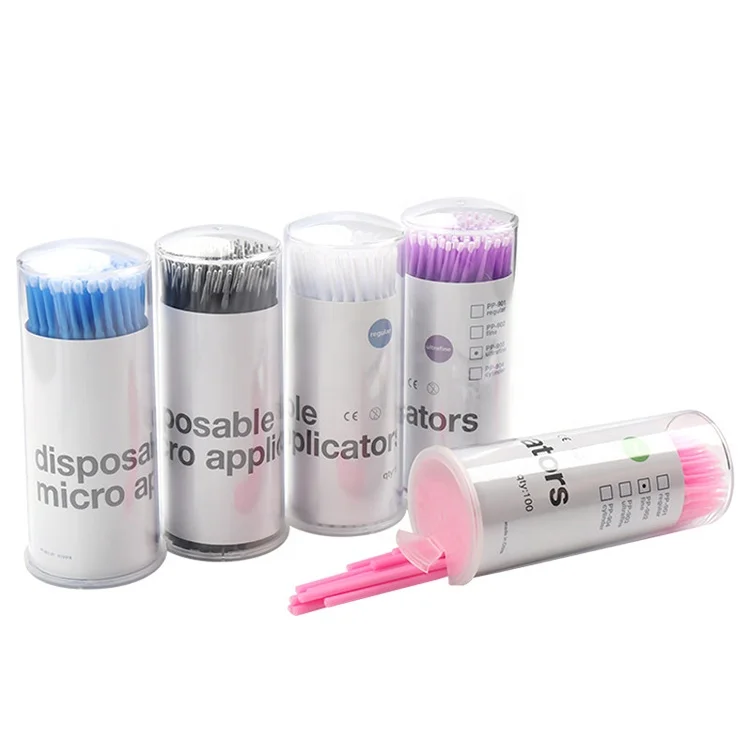 2019 Eyelash Extensions Micro Brushes Disposable Micro Swab Lash