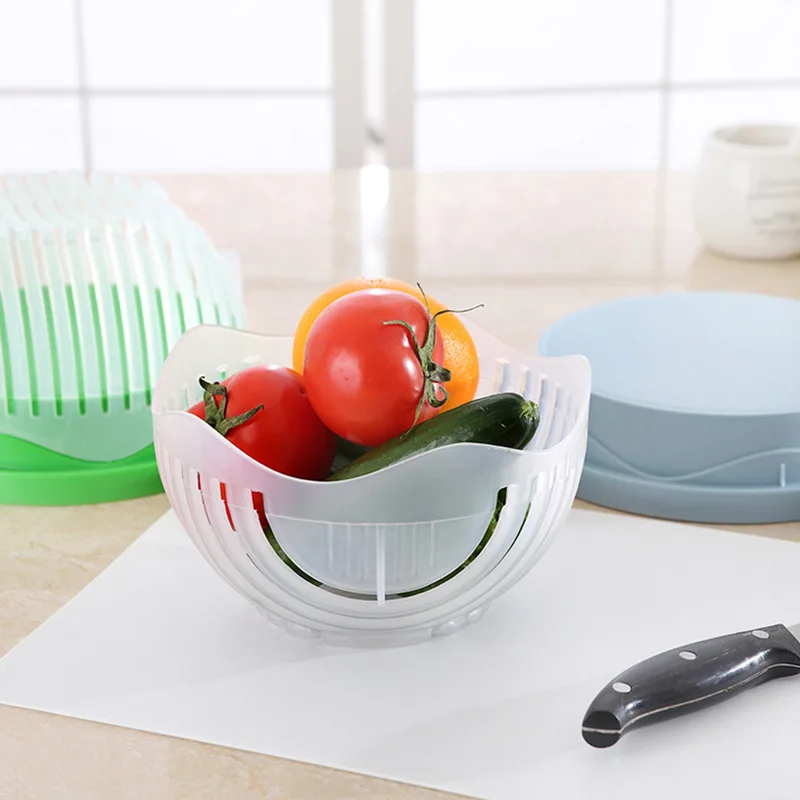 Creative Household Thickened Plastic Salad Cutter Fruit And Vegetable