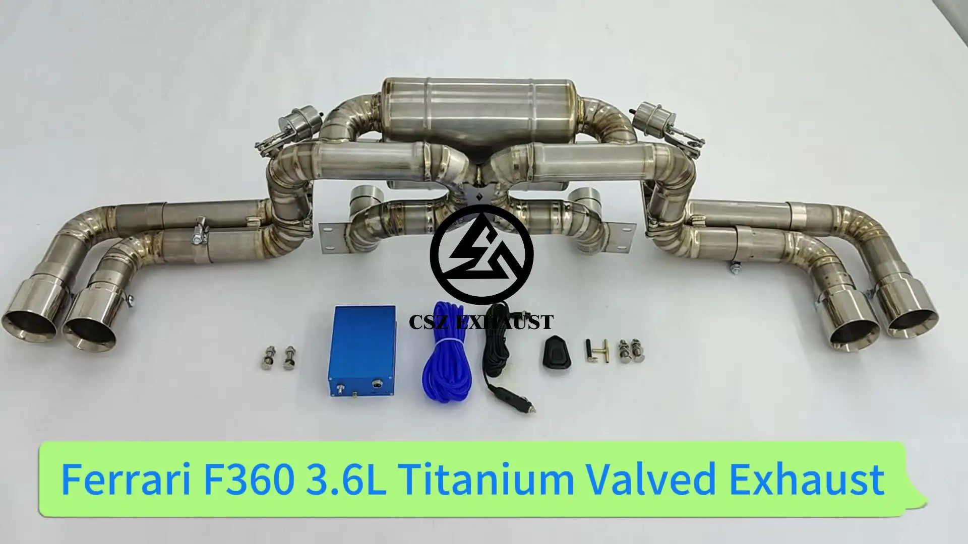 CSZ Titanium Exhaust for Ferrari 360 - Performance Upgrade
