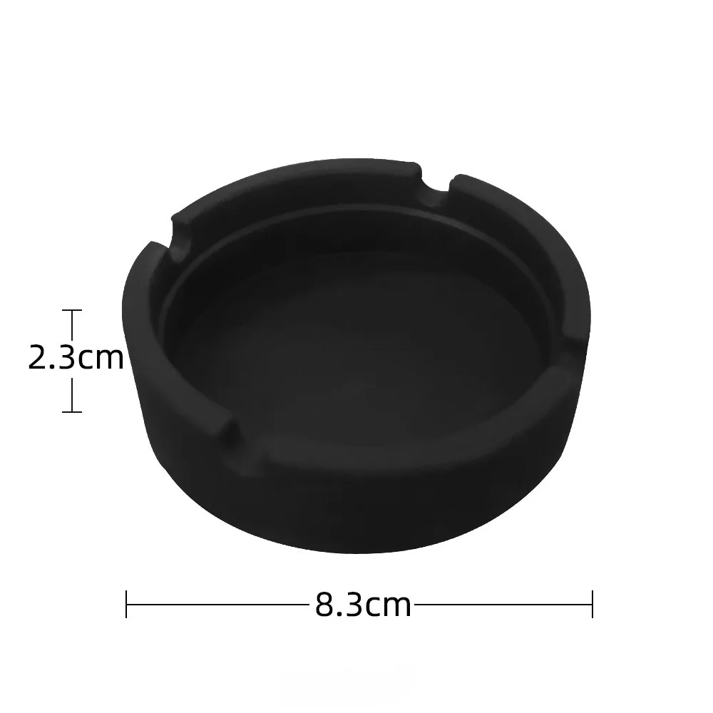 Factory wholesale portable silicone Heat Resistant custom logo Ashtray Cigar Ashtray