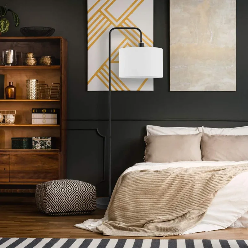 Original Floor Lamp with Frame Garden Living Room BedroominsStyle Creative Bedside Lamp Modern Minimalist StudyLED