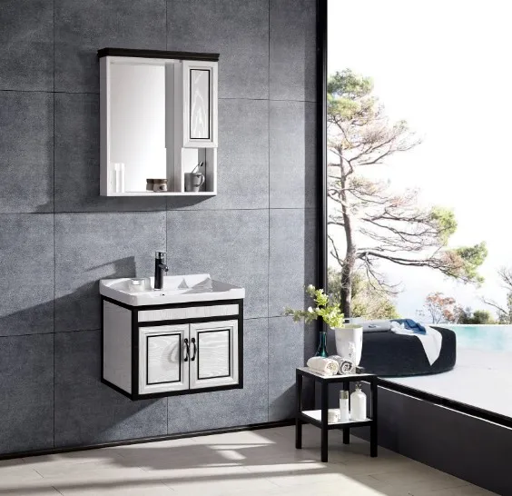 European Custom Bathroom Side Cabinet Mirrir Furniture Bath Vanity