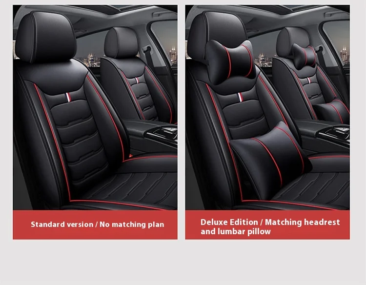Leather Car Seat Cover Four Seasons Universal Wash-Free Cushion Easy-to-Care Seat Accessory supplier