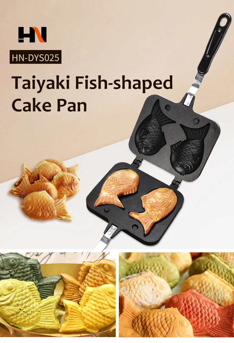 Waffle Maker Non-stick Bakeware Waffle Cake Maker Pan Mould Mold With 2  Sided Fish Shape Aluminium Alloy Mold - Buy Fish Shaped Cake Pans,Waffle  Maker Pan Mold Mould,Double Side Fish Shape Model