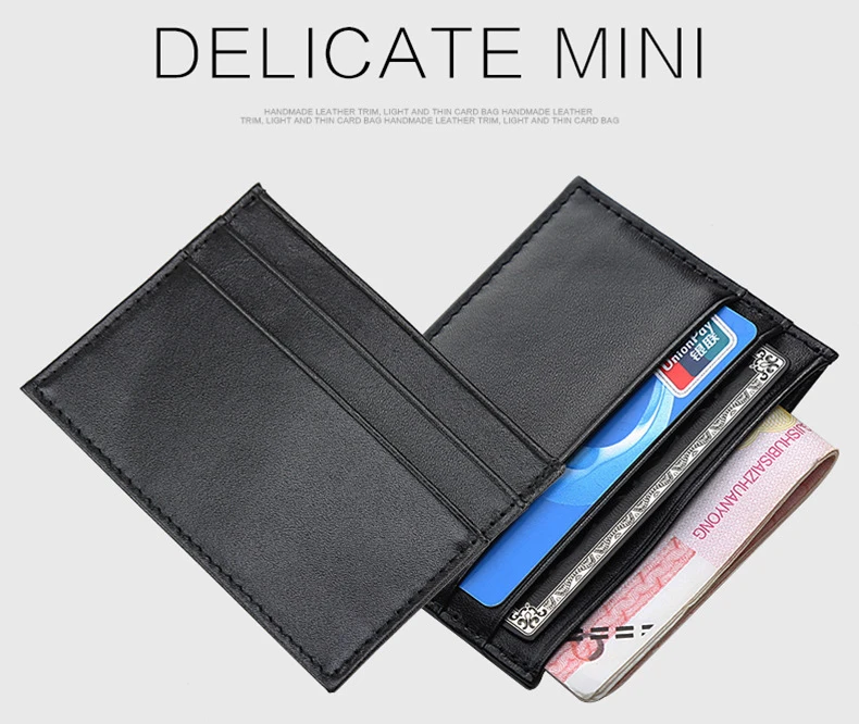 Tiding Brand Genuine Cowhide Leather Slim Credit Card Holder Cardholder Black Leather Card Holder Buy Real Leather Credit Card Holder Mens Leather Slim Card Wallet Cow Leather Card Holder Product On Alibaba Com