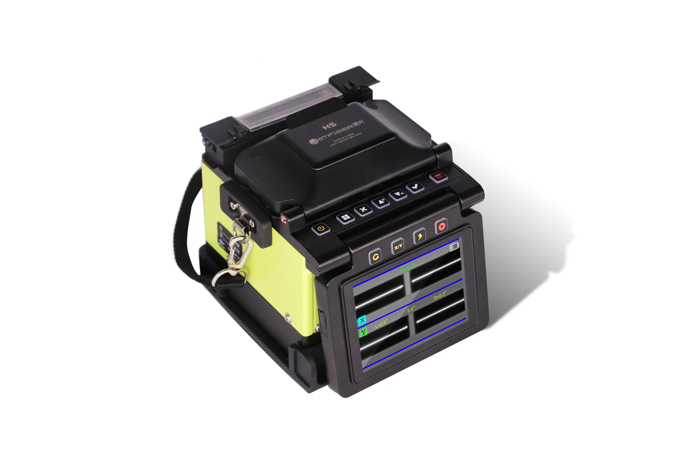 高品质 jetfiber h5 光纤焊机熔接机 ftth 弧多功能光纤熔接机