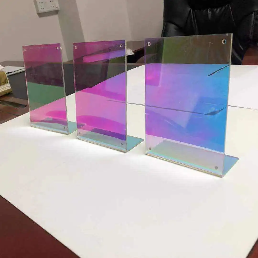 Dichroic Acrylic Sheet - Rainbow Iridescence by Mutual Decor