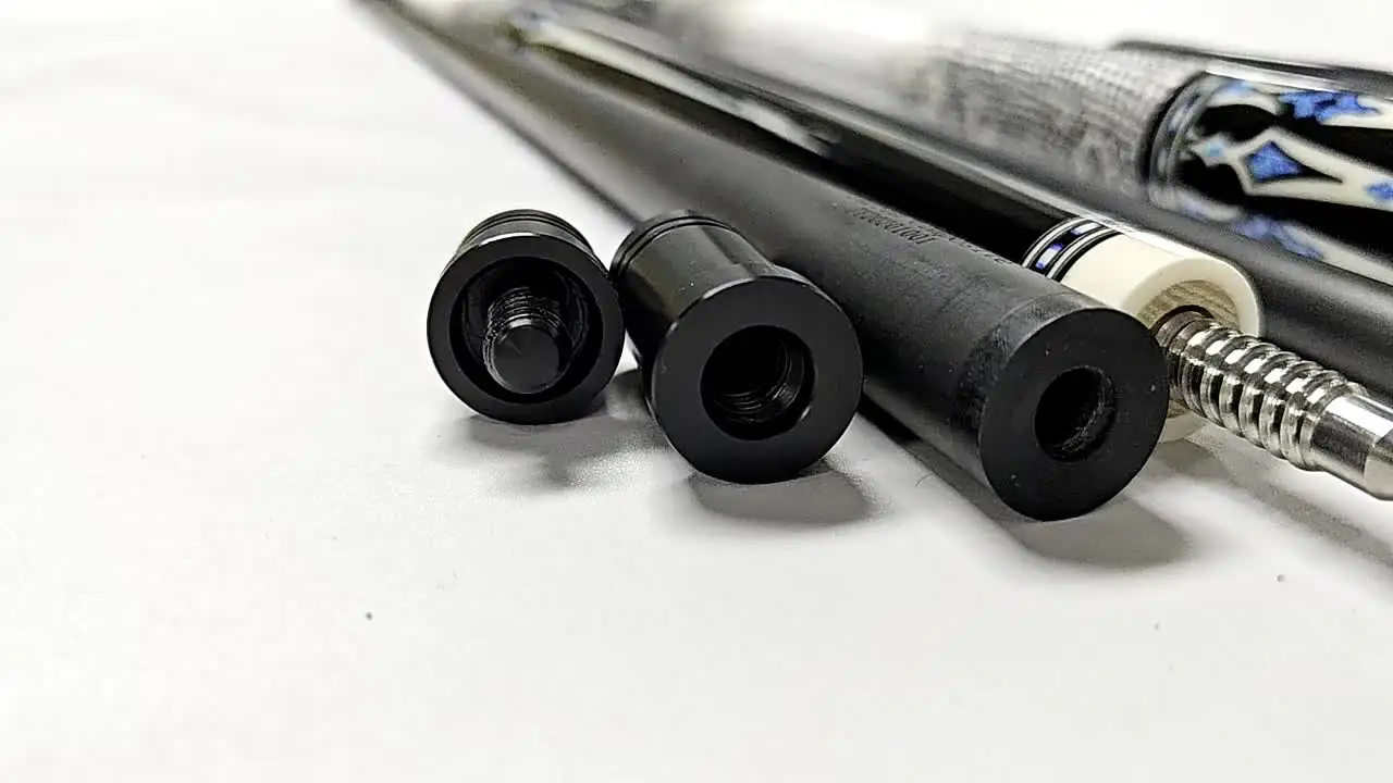 YFEN M7 Pool Cue Stick - Premium Real Leather & Carbon Fiber