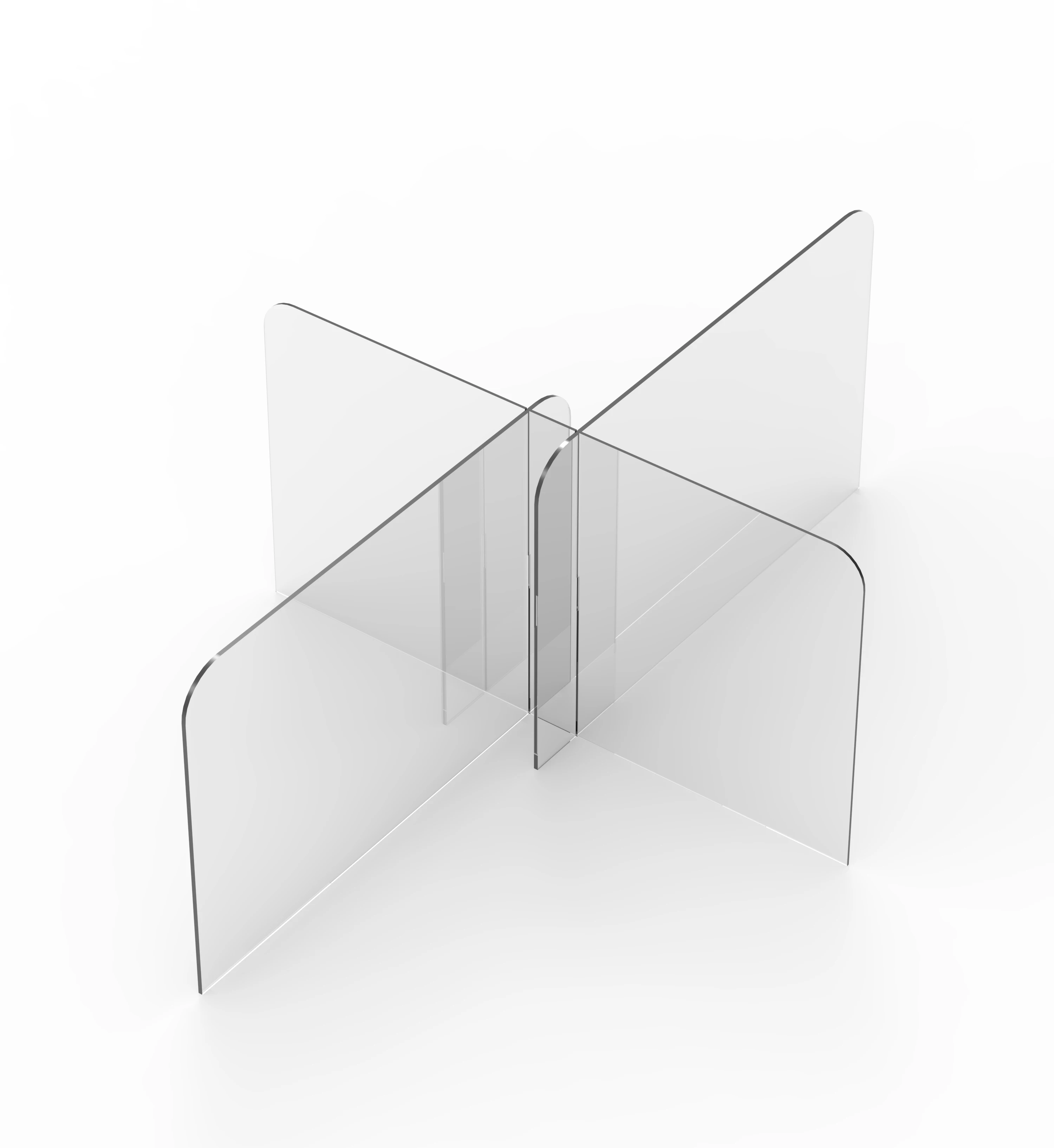 Free Shipping Dining Table Acrylic Plexiglass Separator Divider Sneeze