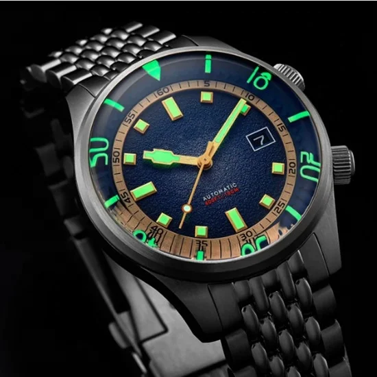 Omg Diving Automatic Watches Bezel Super Luminous Watch Stainless Steel