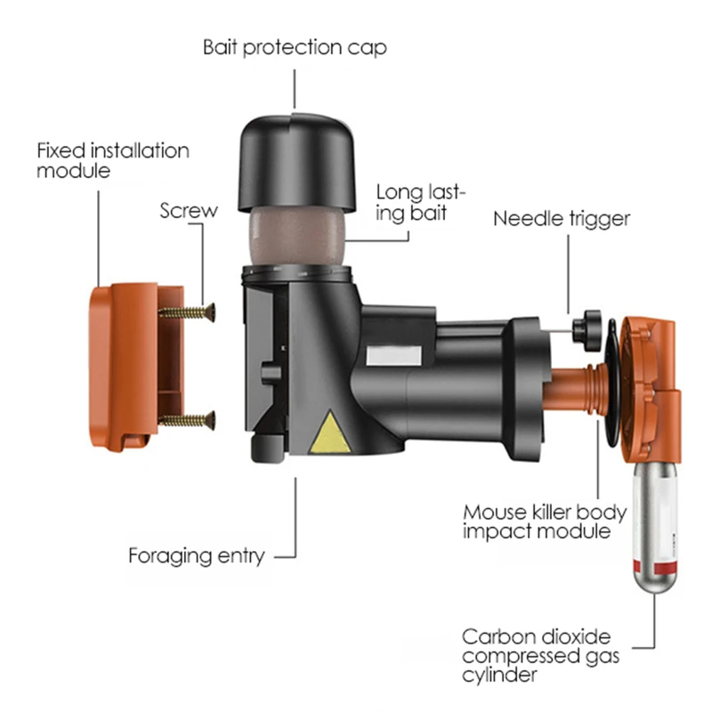Eco-friendly Mouse Control - Auto Air Compression Traps