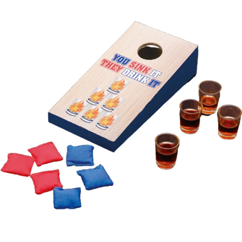Lander Drinking Game Wooden Sandbag Corn Hole Toss Game For Party Buy