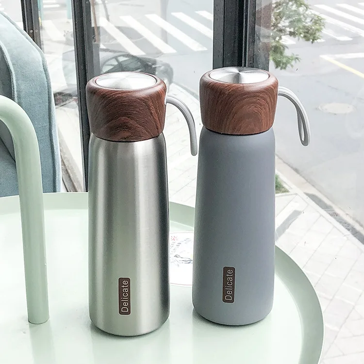 500ml Outdoor Thermos Water Bottle 304 Stainless Steel Milk Tea Thermos