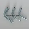 OEM precision stainless steel pneumatic angle connector fittings customized
