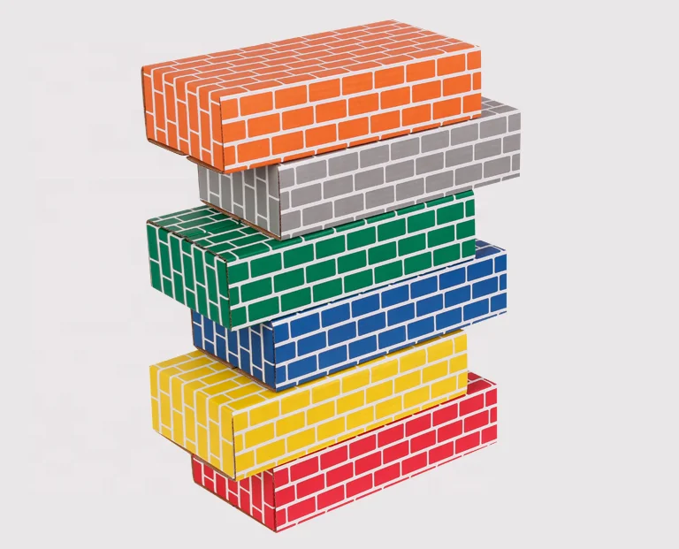 ladrillos de carton para niños