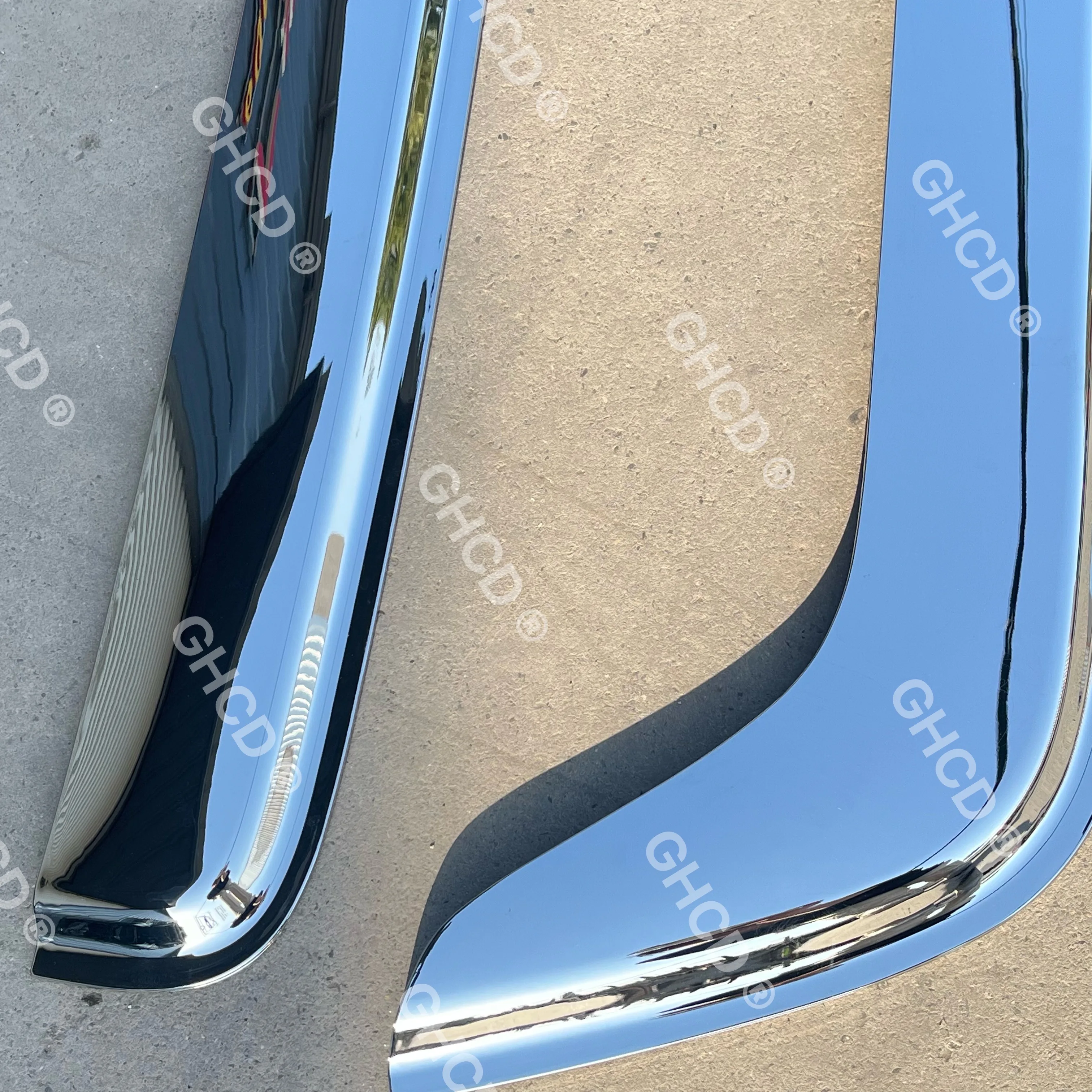 GHCD HOT PRODUCT/FCTORY PRICE CHROME-PLATED SUN VISOR for JAPANESE TRUCK ISUZU 700P/NPR/NQR/FRR/DECA360(2008-ON) factory
