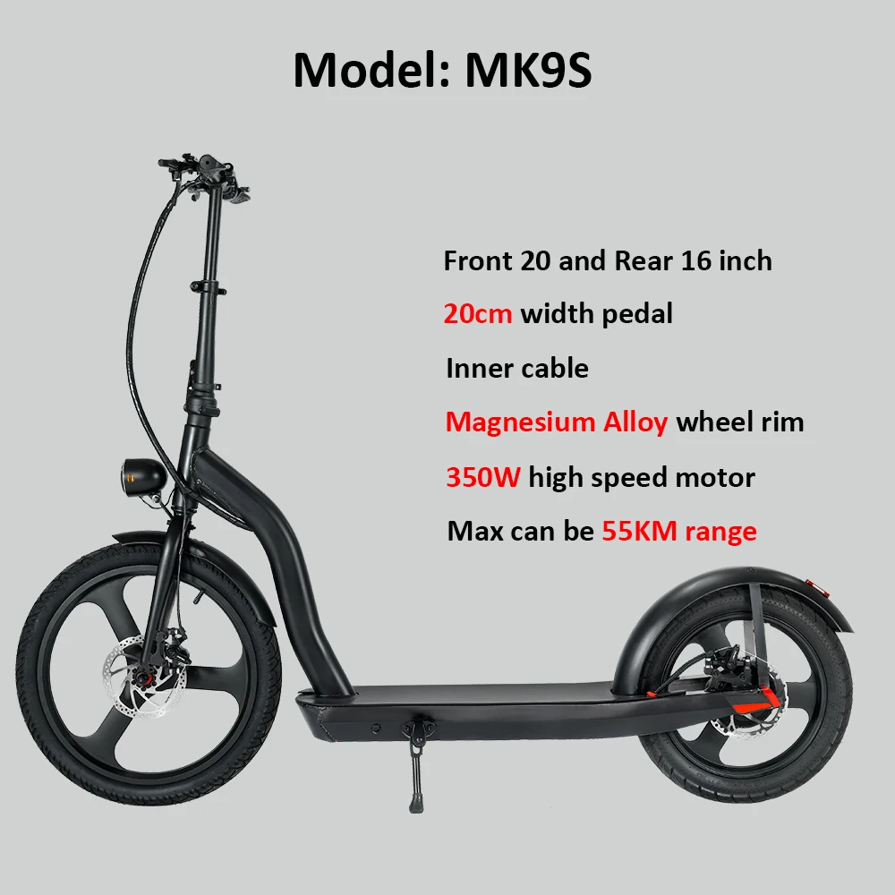 big wheel electric scooter for adults