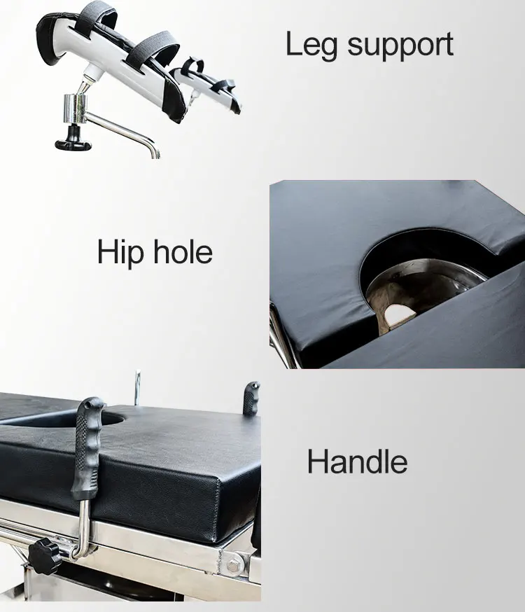 Chaise Gynécologique Réglable - Pour Examens, Accouchement, Cliniques Et Hôpitaux, Charge Max 150 Kg, Design Ergonomique
