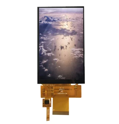 YouriTech lcd 5.0 inch IPS lcd module screen 480*854 OEM lcd ET050FW02-KT with capacitive touch RGB interface, 520nit