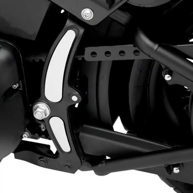 Chrome Motorcycle Curved Swingarm Frame Inserts Fits For Harley Softail Heritage Springer Deluxe Bad Boy Fat Boy FLSTF 1990-2007