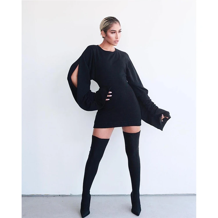 C4111 2020 New arrival women fashion clothing long sleeve dress sexy ladies clothes bodycon dress new products 2020
