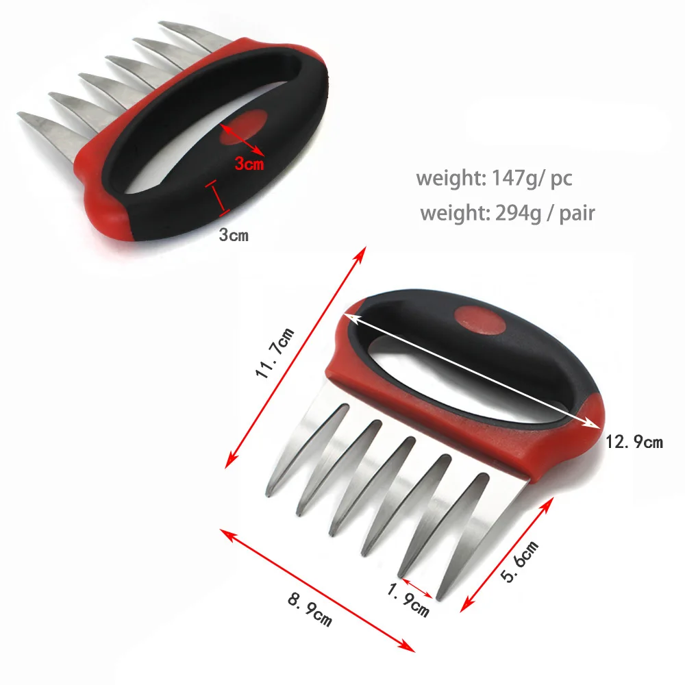 Stainless Steel Kitchen Meat Shredder Claw,Meat Shredding Tools For